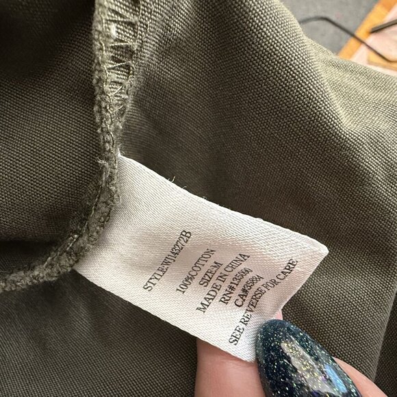 White Crow Olive‎ Embroidered Sleeve Utility Jacket - Picture 6 of 6